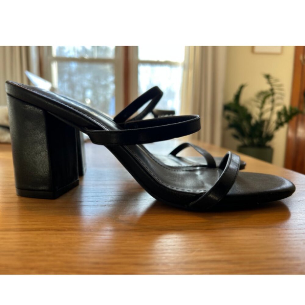Lulus Ariellie Black High Heel Strappy Sandals - Picture 3 of 6